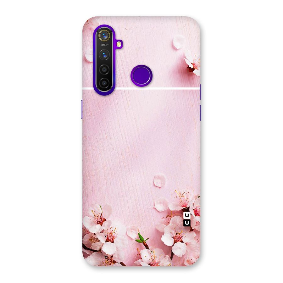 Blossom Frame Pink Back Case for Realme 5 Pro