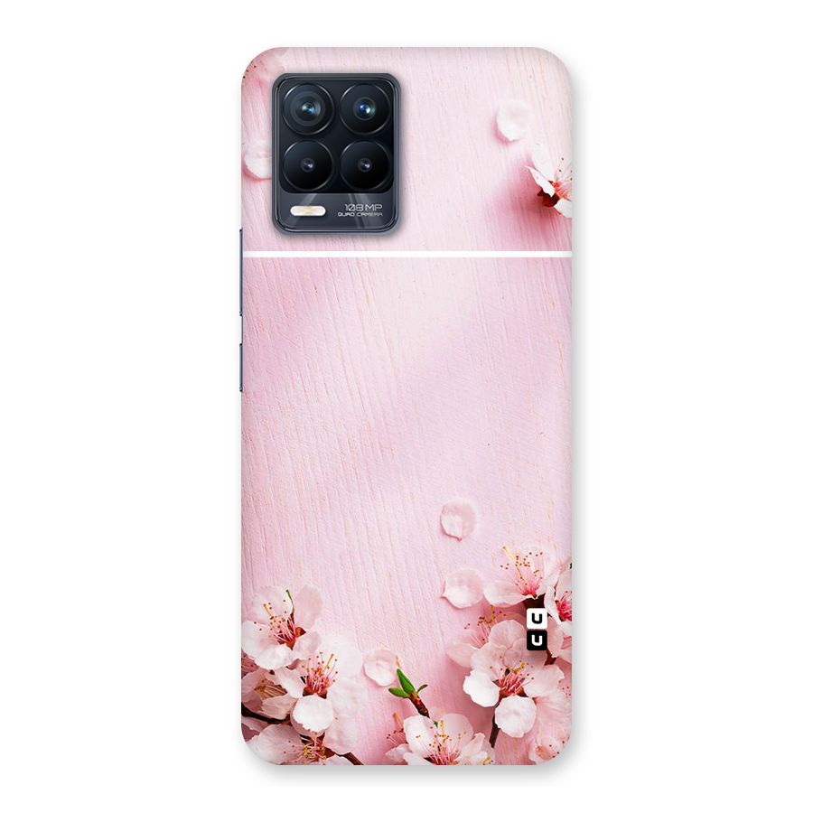Blossom Frame Pink Back Case for Realme 8 Pro