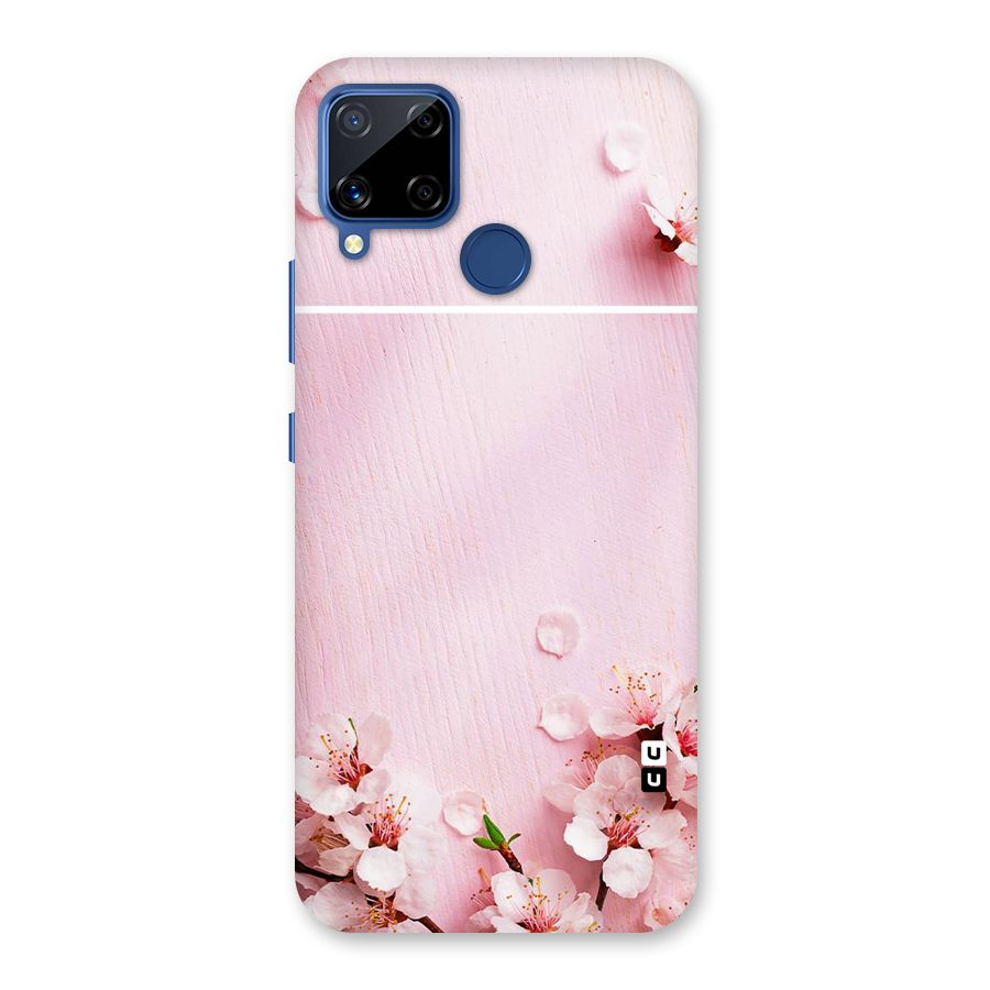 Blossom Frame Pink Back Case for Realme C15