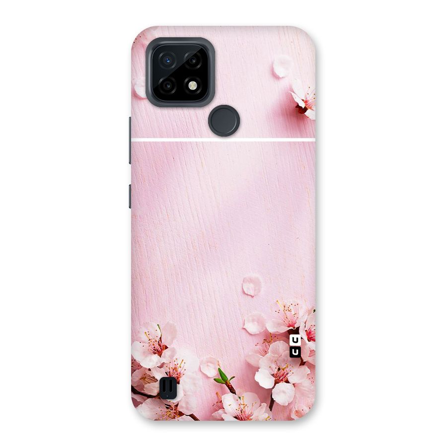 Blossom Frame Pink Back Case for Realme C21