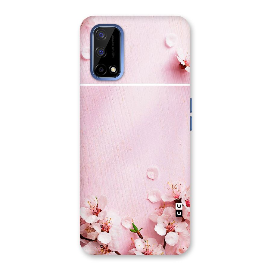Blossom Frame Pink Back Case for Realme Narzo 30 Pro