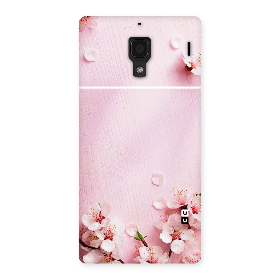 Blossom Frame Pink Back Case for Redmi 1S