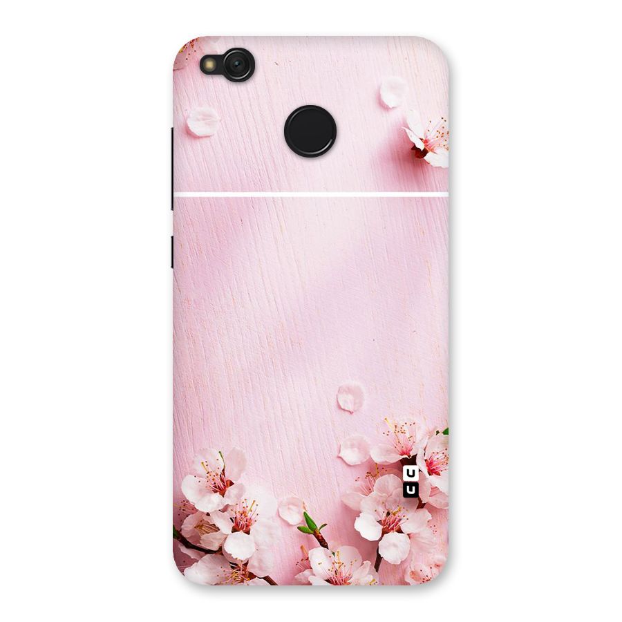 Blossom Frame Pink Back Case for Redmi 4