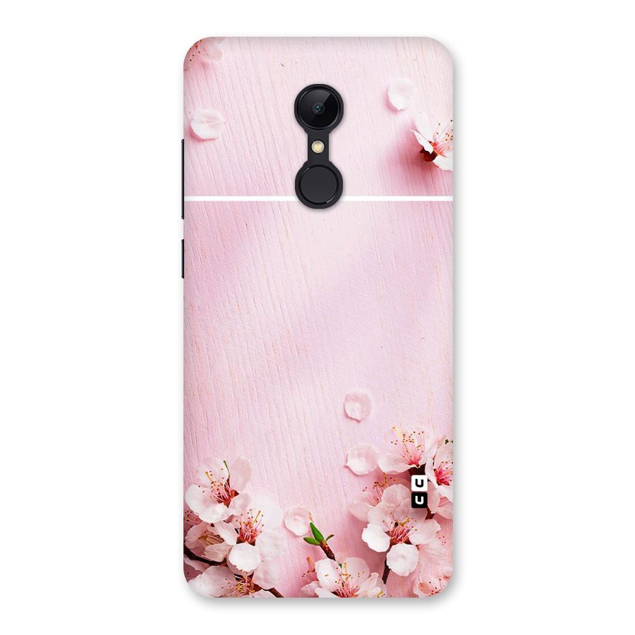 Blossom Frame Pink Back Case for Redmi 5