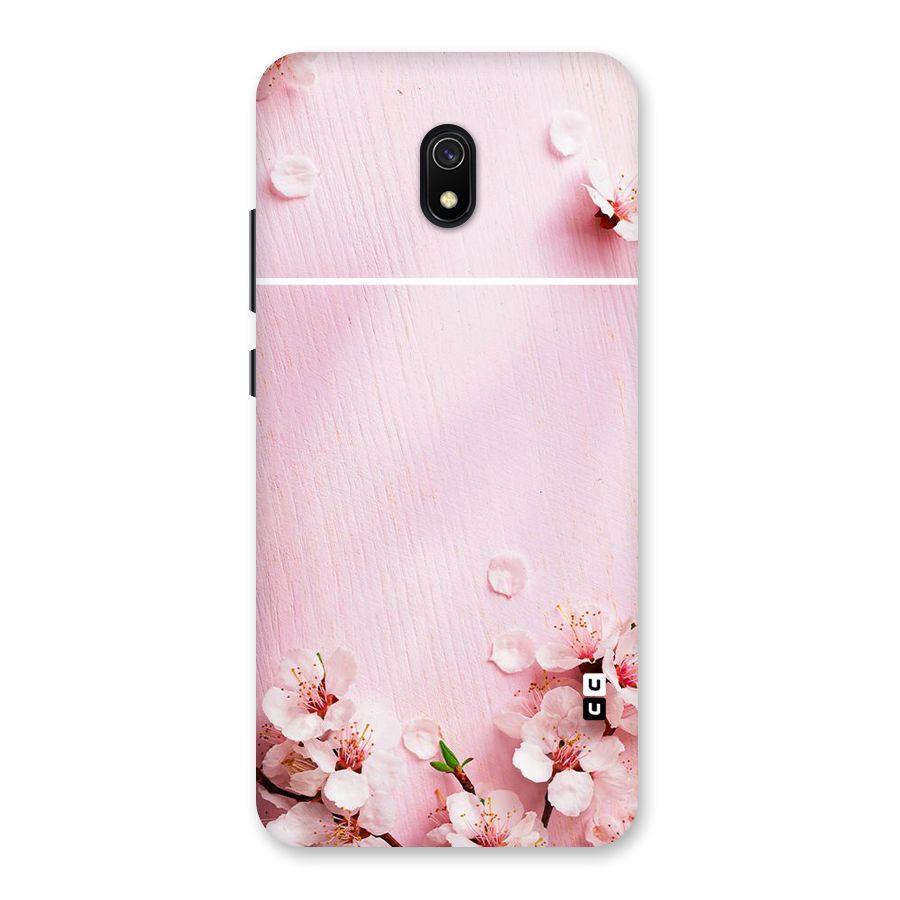 Blossom Frame Pink Back Case for Redmi 8A