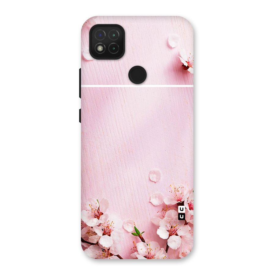 Blossom Frame Pink Back Case for Redmi 9C