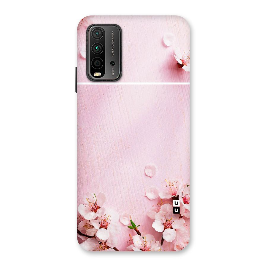 Blossom Frame Pink Back Case for Redmi 9 Power