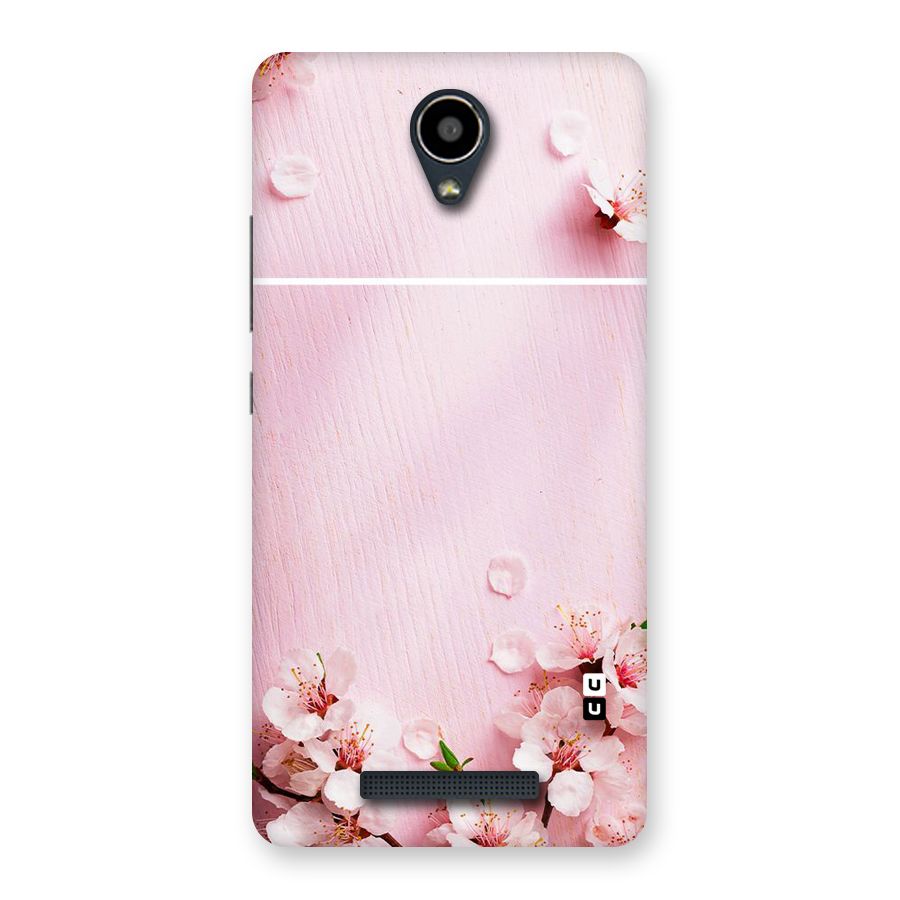 Blossom Frame Pink Back Case for Redmi Note 2