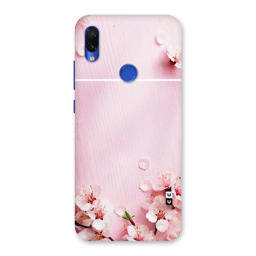 Blossom Frame Pink Back Case for Redmi Note 7S