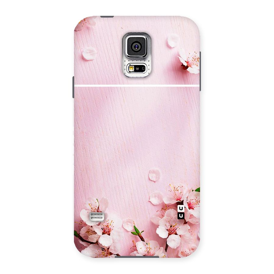 Blossom Frame Pink Back Case for Samsung Galaxy S5