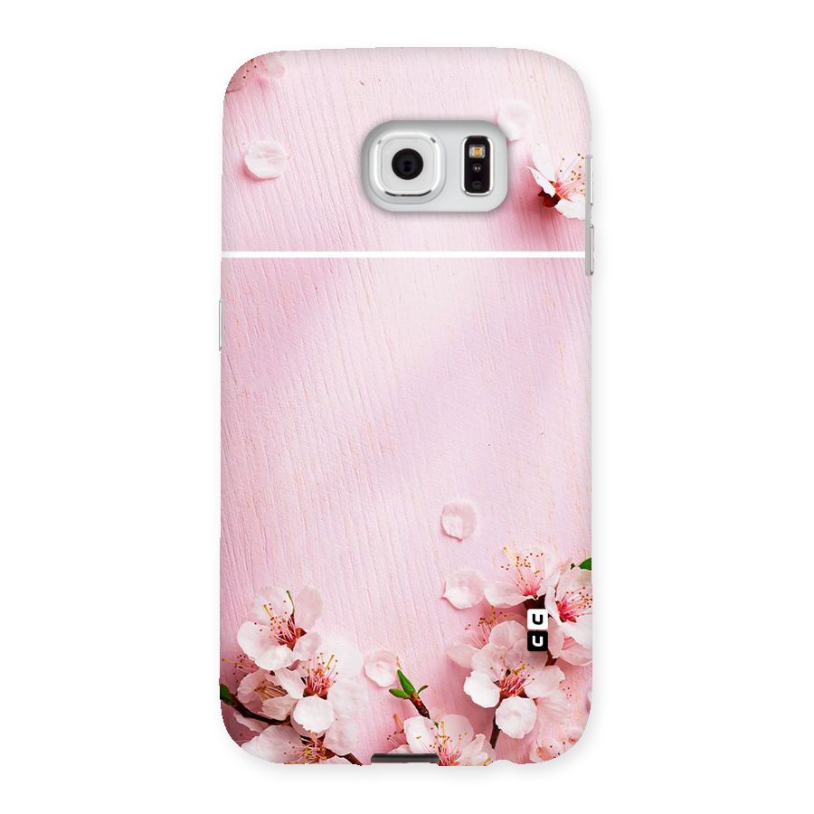 Blossom Frame Pink Back Case for Samsung Galaxy S6