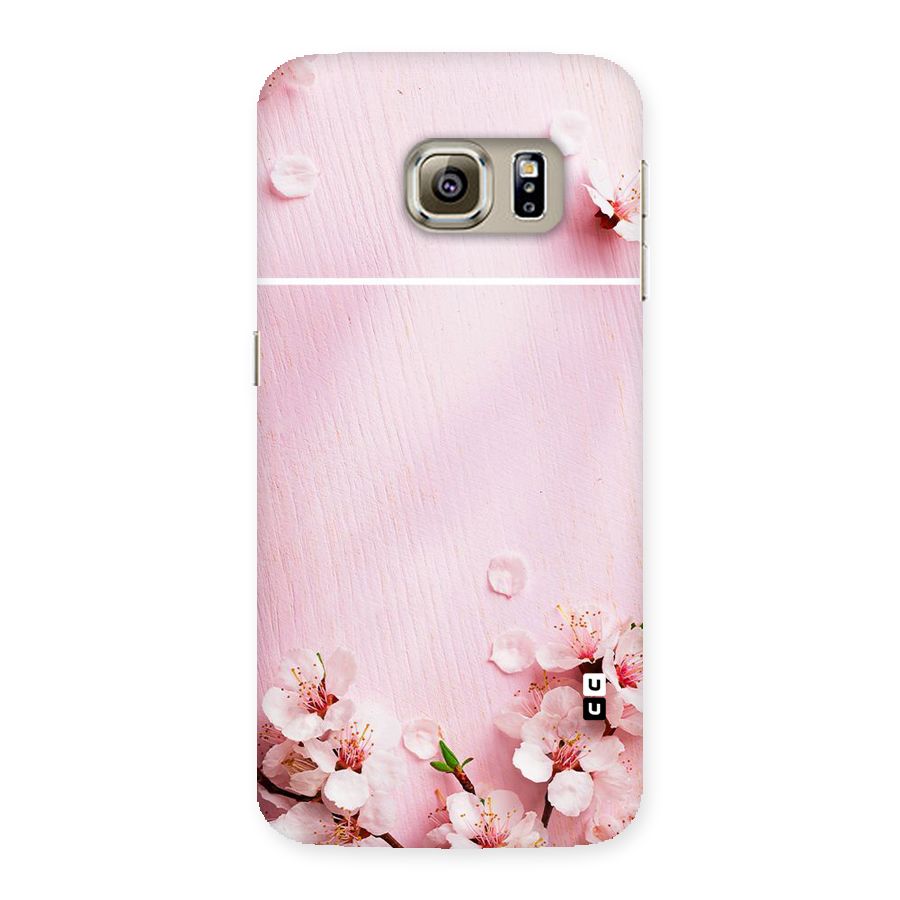 Blossom Frame Pink Back Case for Samsung Galaxy S6 Edge