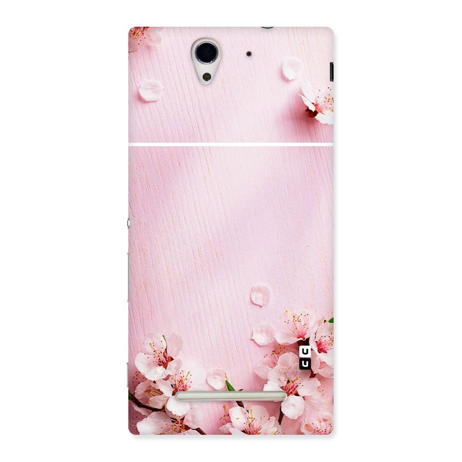 Blossom Frame Pink Back Case for Sony Xperia C3