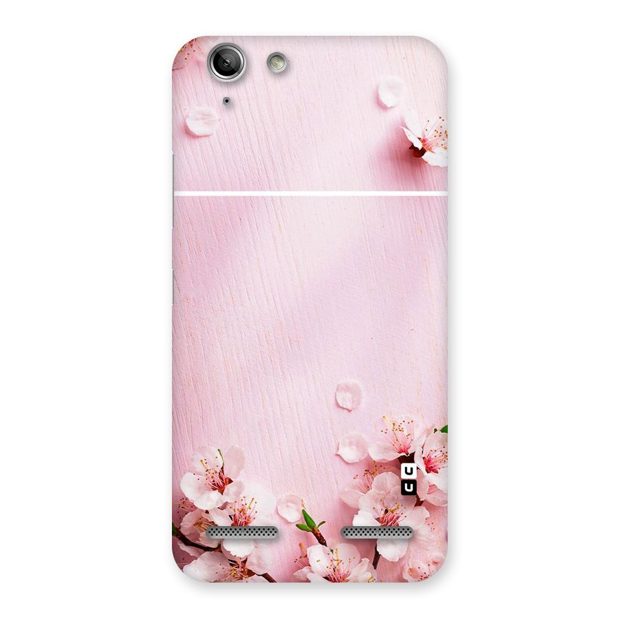 Blossom Frame Pink Back Case for Vibe K5