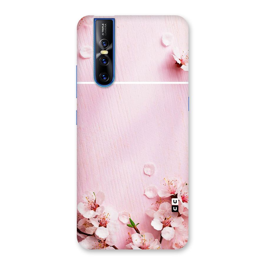 Blossom Frame Pink Back Case for Vivo V15 Pro