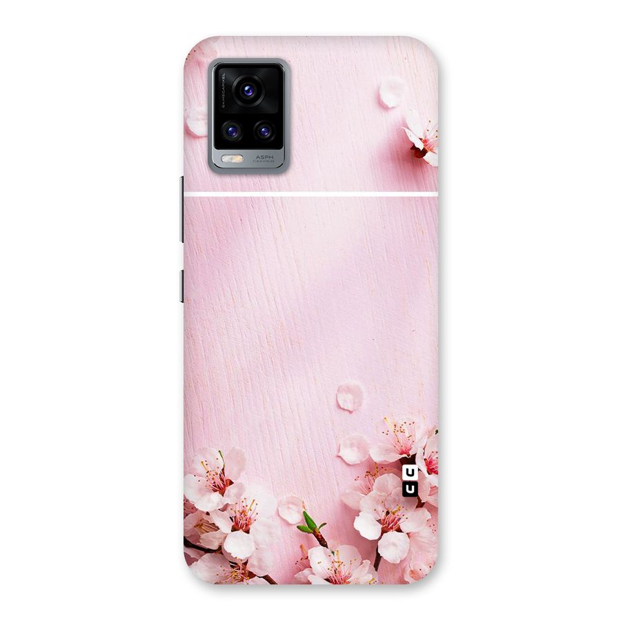 Blossom Frame Pink Back Case for Vivo V20