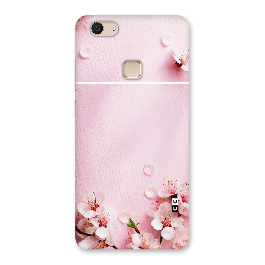 Blossom Frame Pink Back Case for Vivo V7