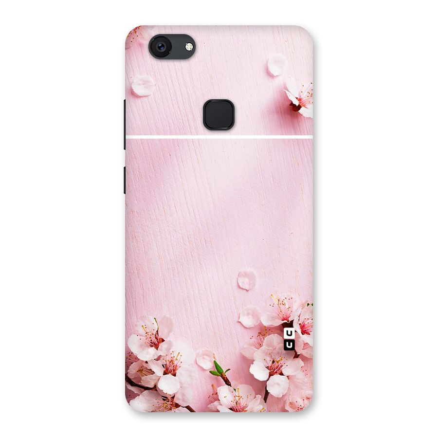 Blossom Frame Pink Back Case for Vivo V7 Plus