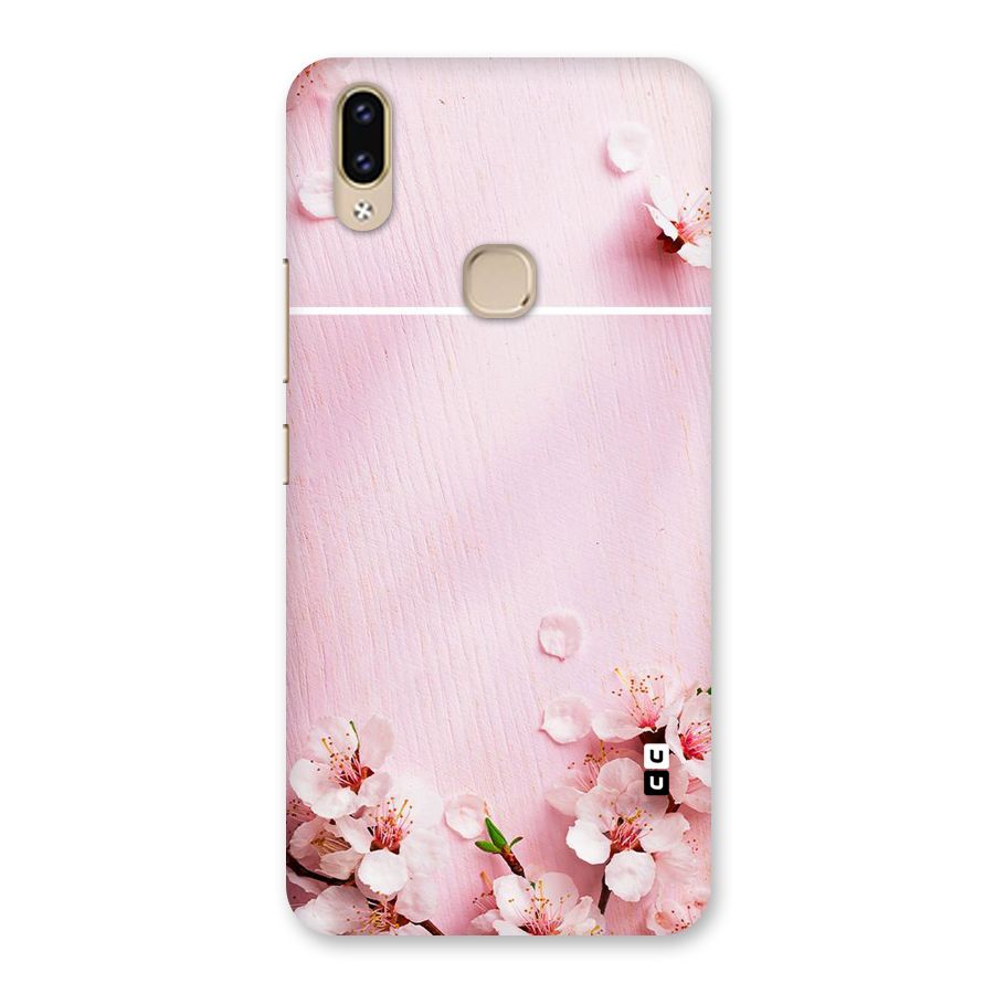 Blossom Frame Pink Back Case for Vivo V9 Youth