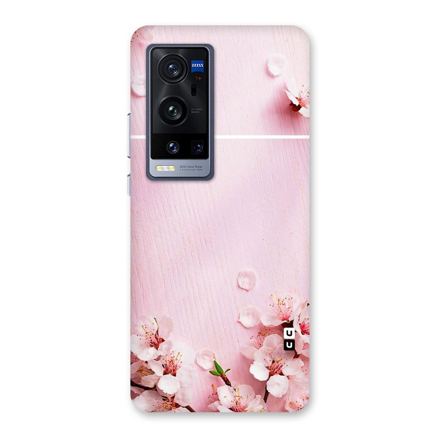 Blossom Frame Pink Back Case for Vivo X60 Pro Plus
