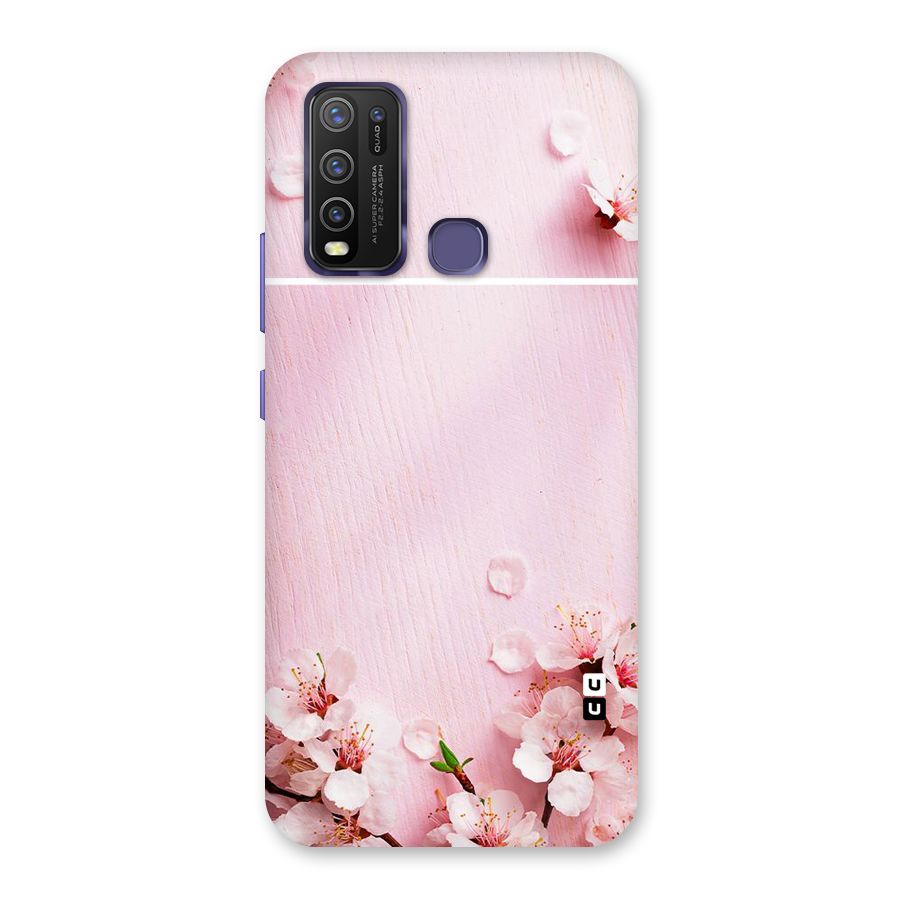 Blossom Frame Pink Back Case for Vivo Y30