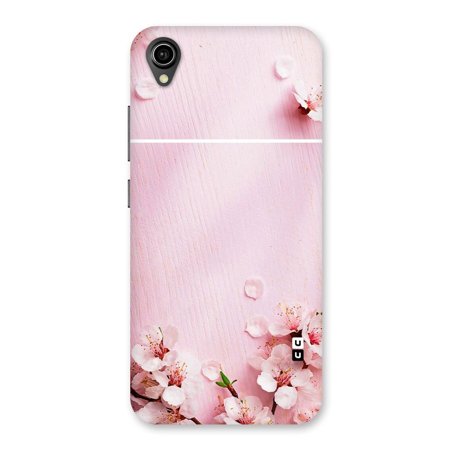 Blossom Frame Pink Back Case for Vivo Y90
