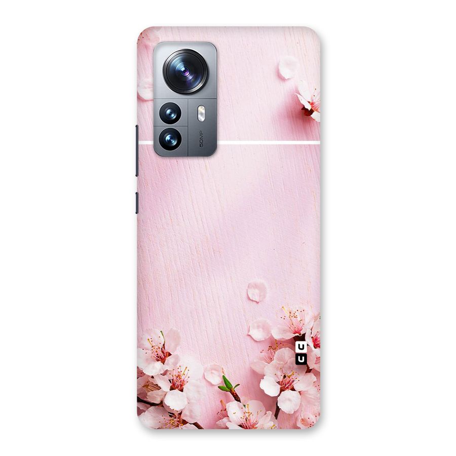 Blossom Frame Pink Back Case for Xiaomi 12 Pro