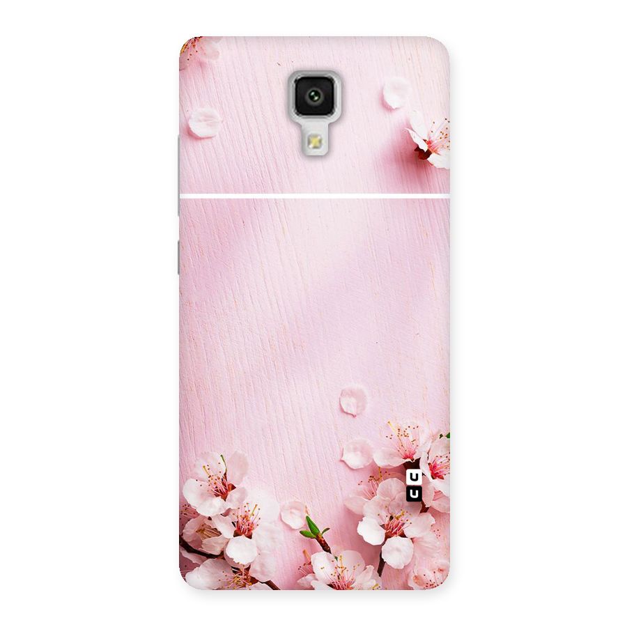 Blossom Frame Pink Back Case for Xiaomi Mi 4