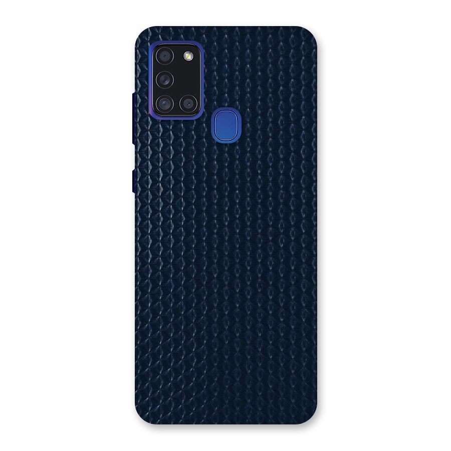 Blue Pattern Back Case for Galaxy A21s