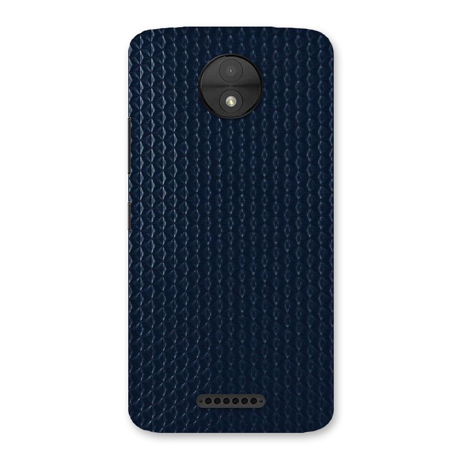 Blue Pattern Back Case for Moto C