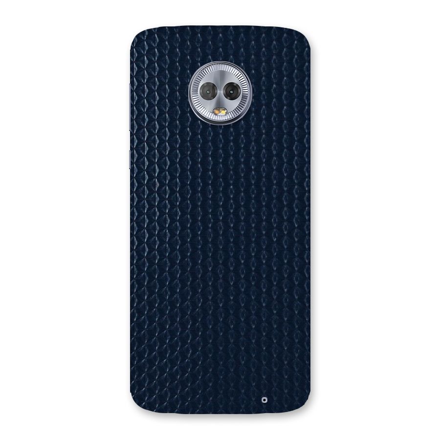 Blue Pattern Back Case for Moto G6 Plus