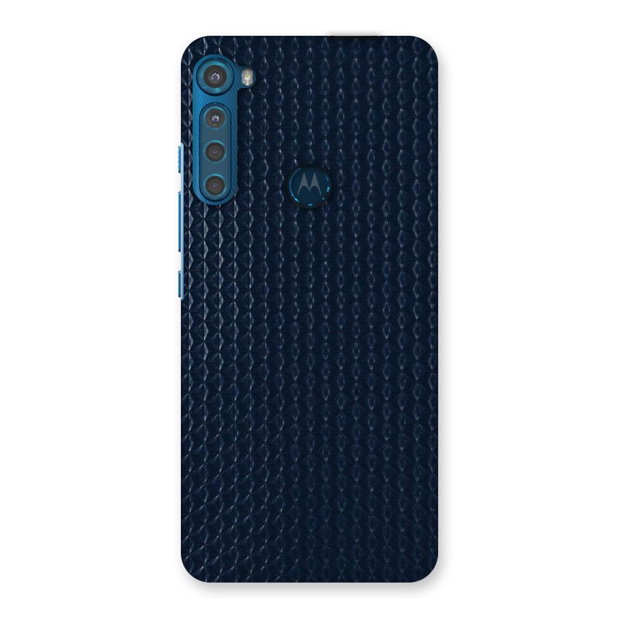 Blue Pattern Back Case for Motorola One Fusion Plus