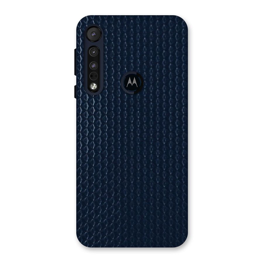 Blue Pattern Back Case for Motorola One Macro