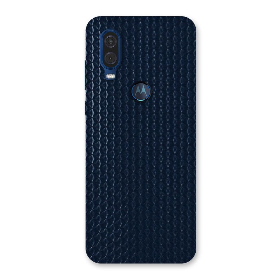 Blue Pattern Back Case for Motorola One Vision