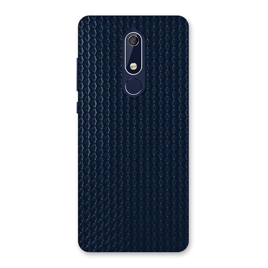 Blue Pattern Back Case for Nokia 5.1