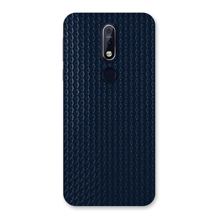 Blue Pattern Back Case for Nokia 7.1