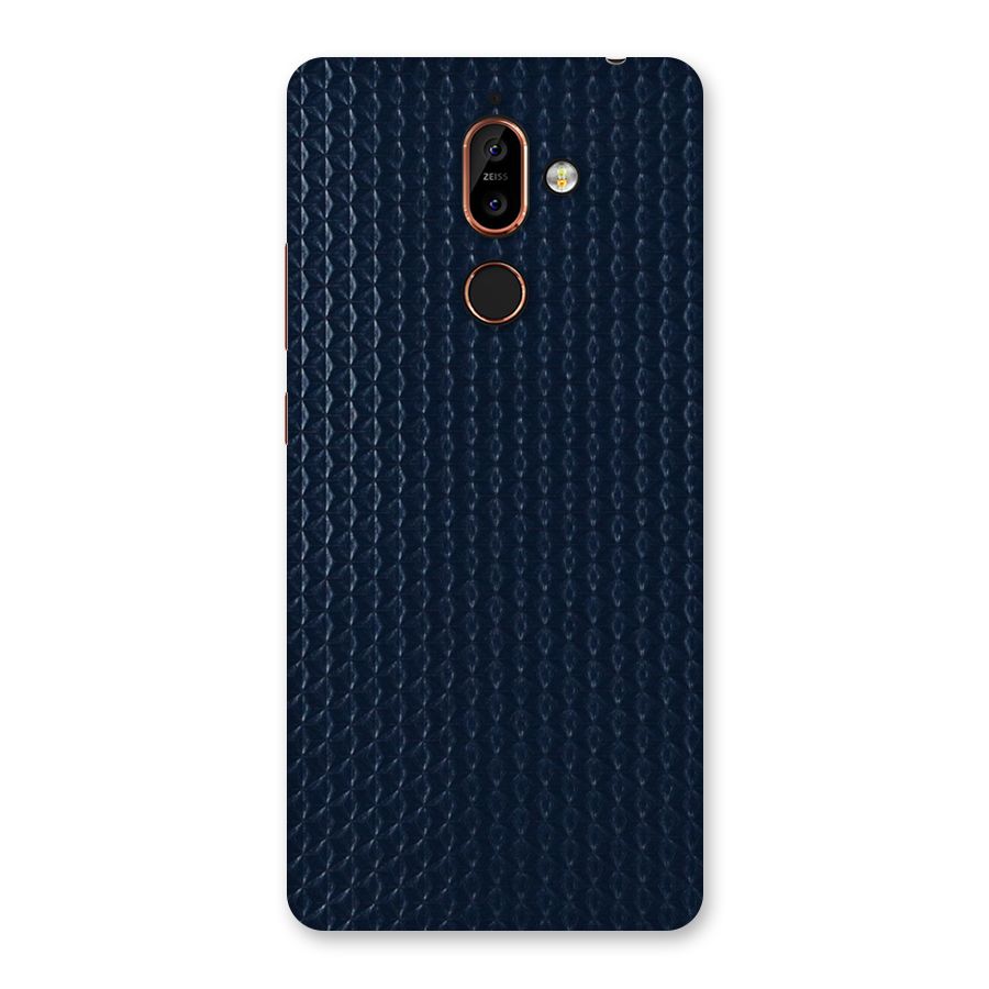 Blue Pattern Back Case for Nokia 7 Plus