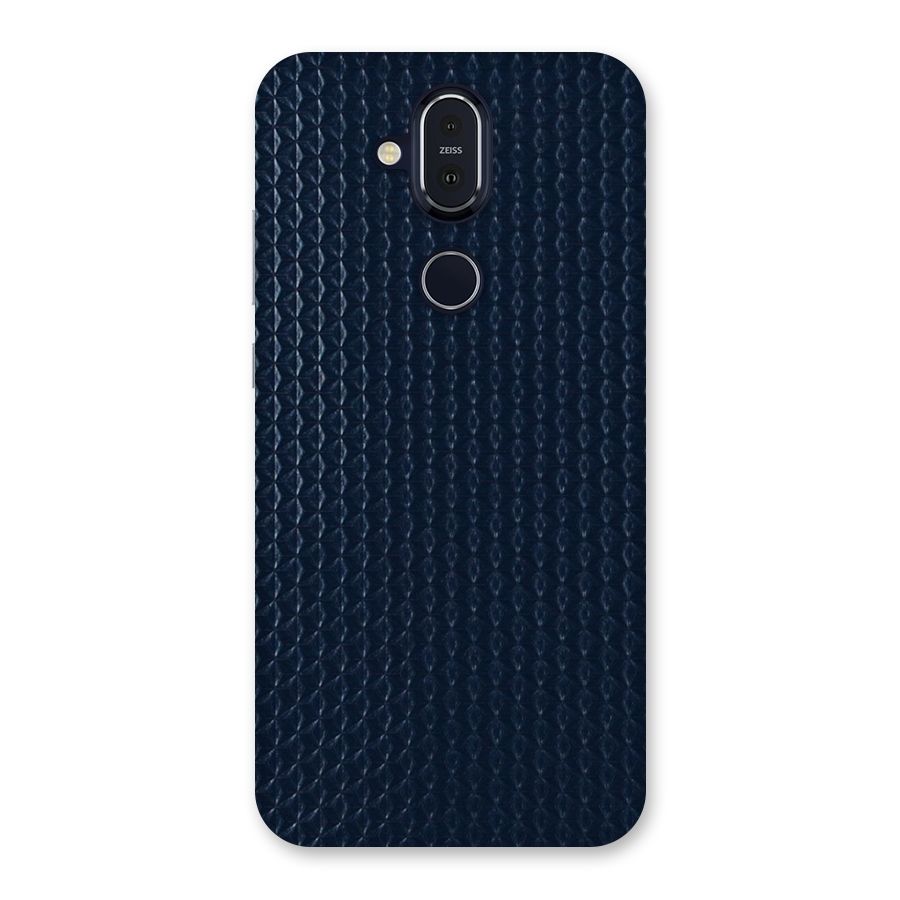 Blue Pattern Back Case for Nokia 8.1