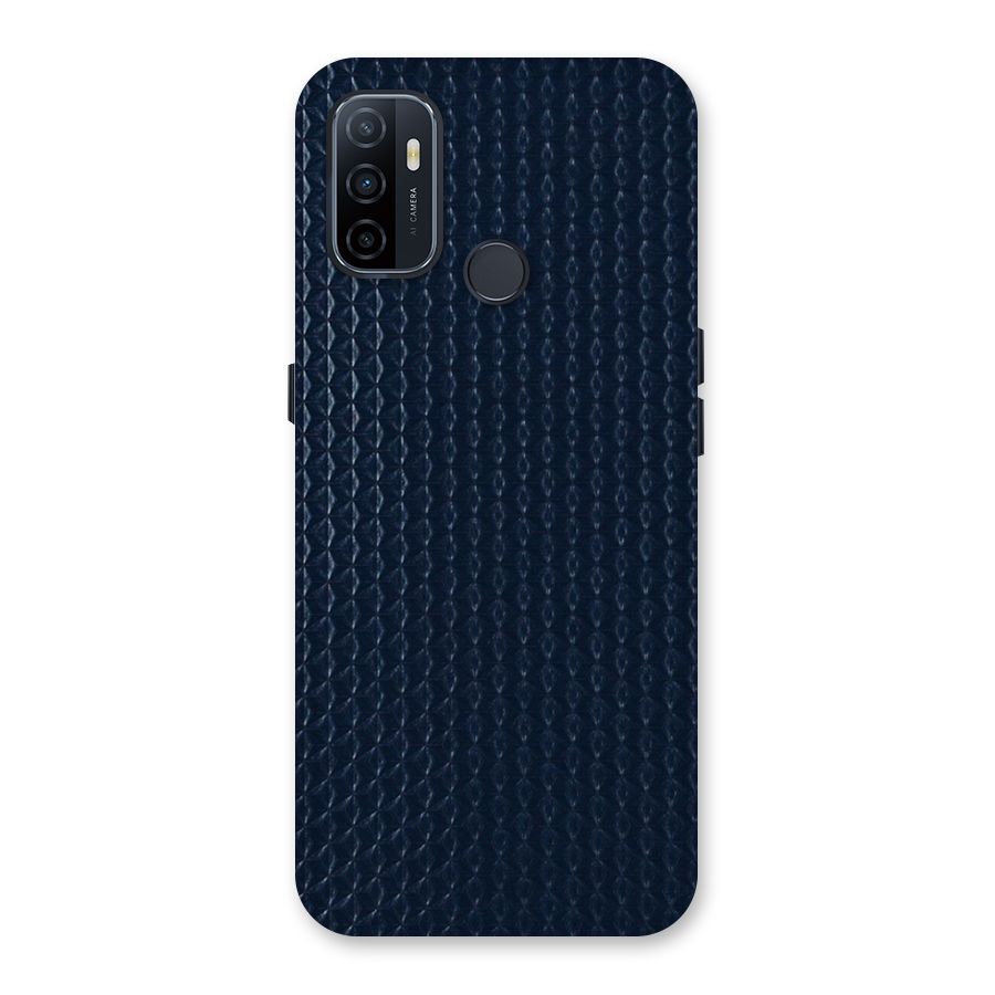 Blue Pattern Back Case for Oppo A32