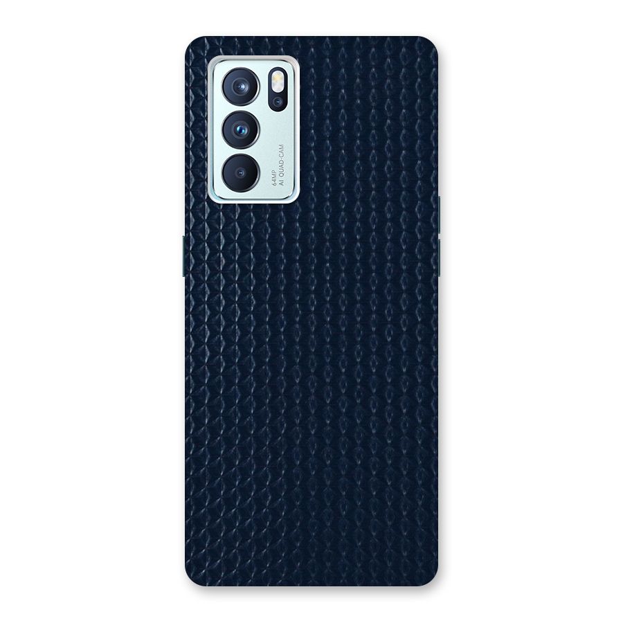 Blue Pattern Back Case for Oppo Reno6 Pro 5G