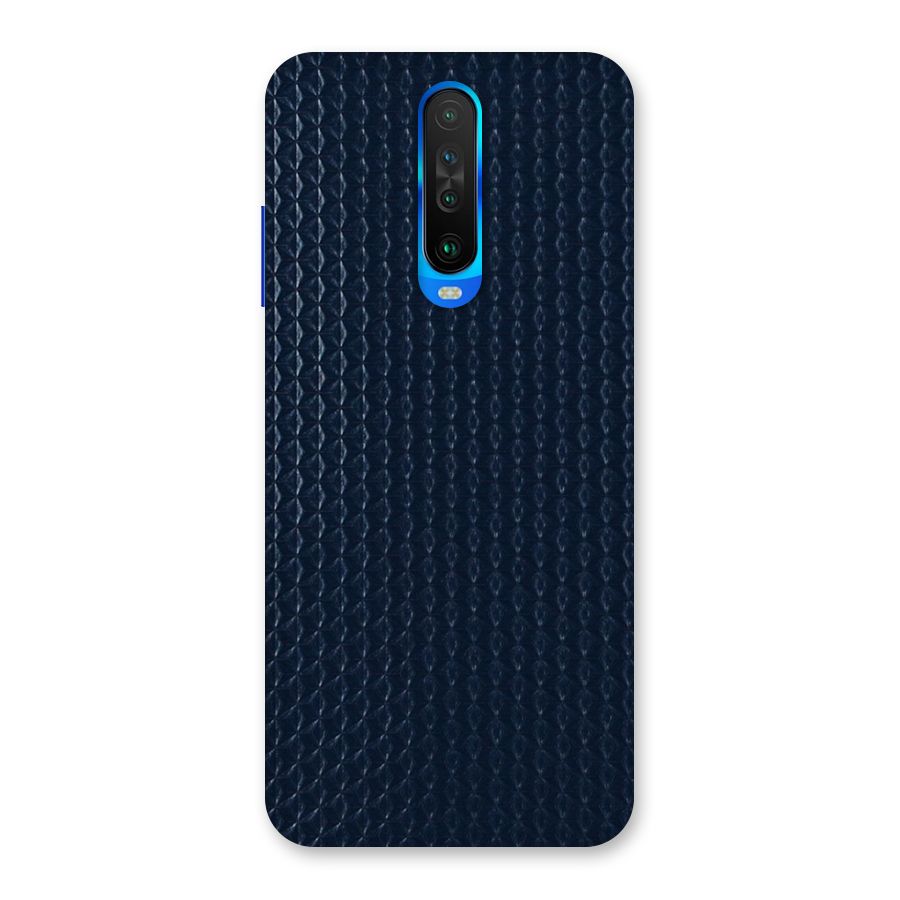 Blue Pattern Back Case for Poco X2