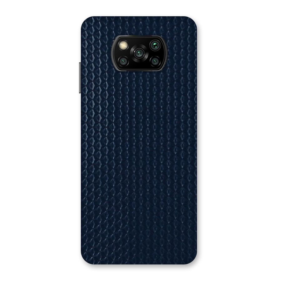 Blue Pattern Back Case for Poco X3