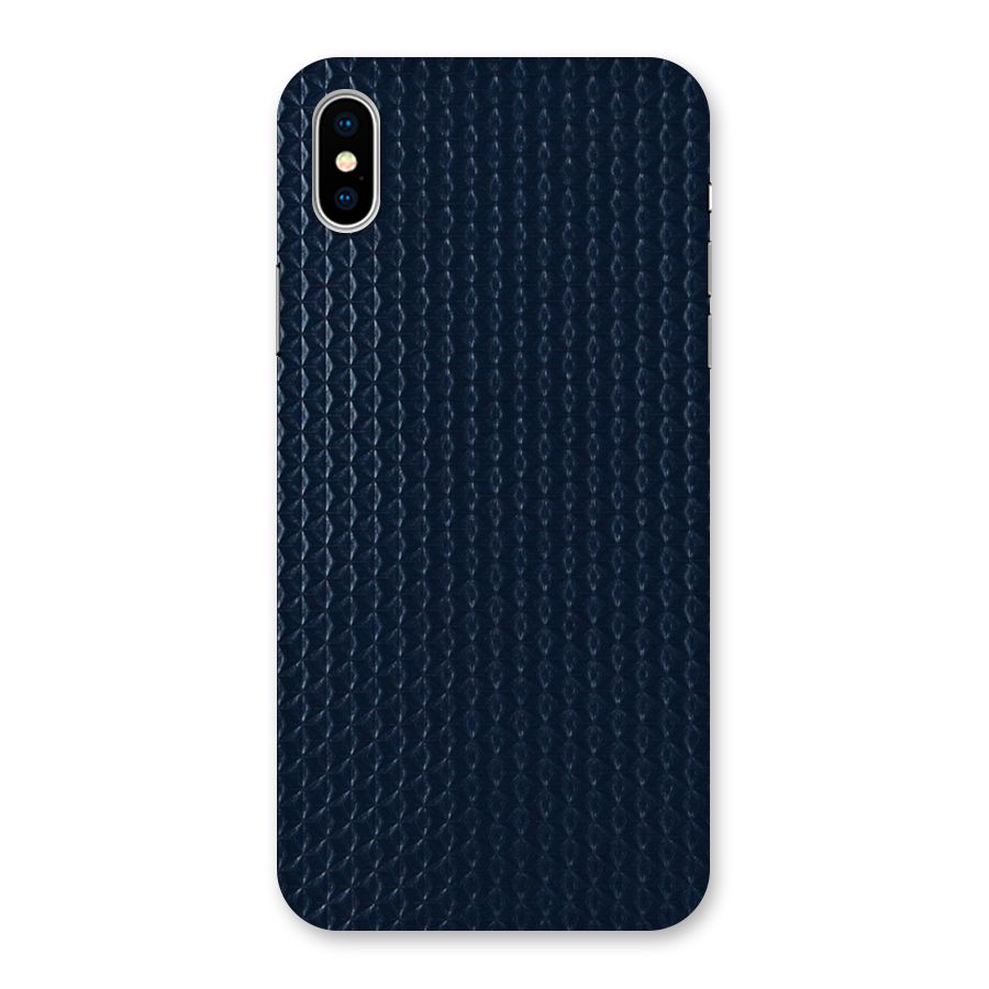 Blue Pattern Back Case for iPhone XS