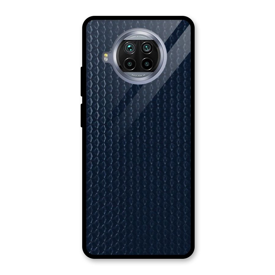 Blue Pattern Glass Back Case for Mi 10i