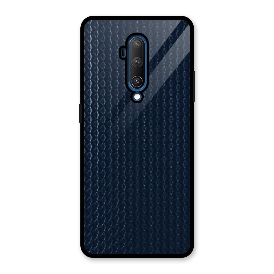 Blue Pattern Glass Back Case for OnePlus 7T Pro