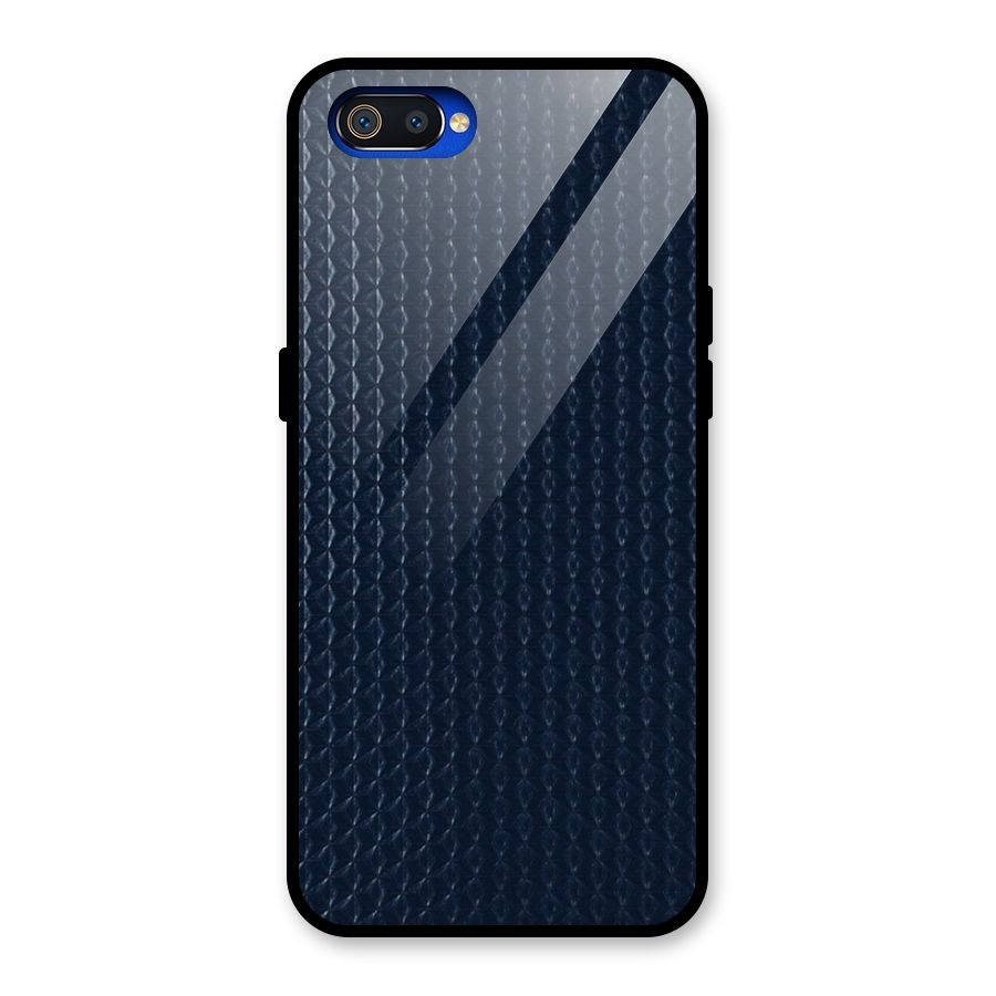 Blue Pattern Glass Back Case for Realme C2