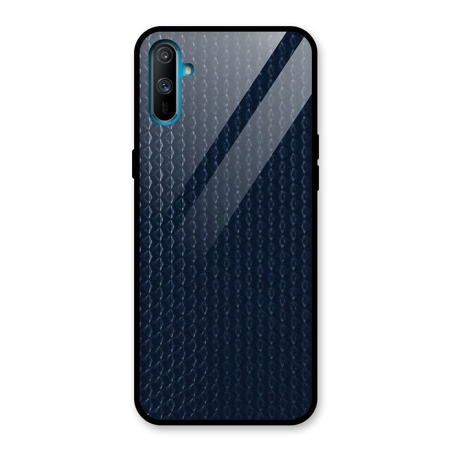 Blue Pattern Glass Back Case for Realme C3