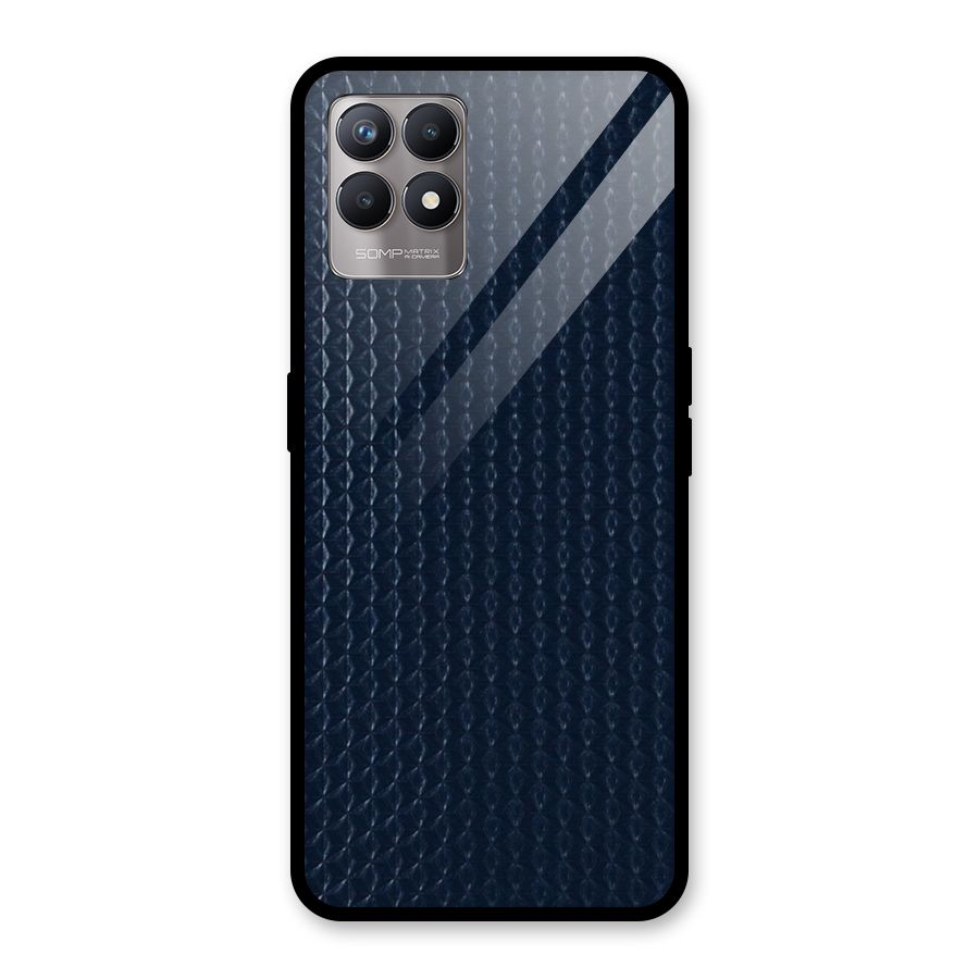 Blue Pattern Glass Back Case for Realme Narzo 50