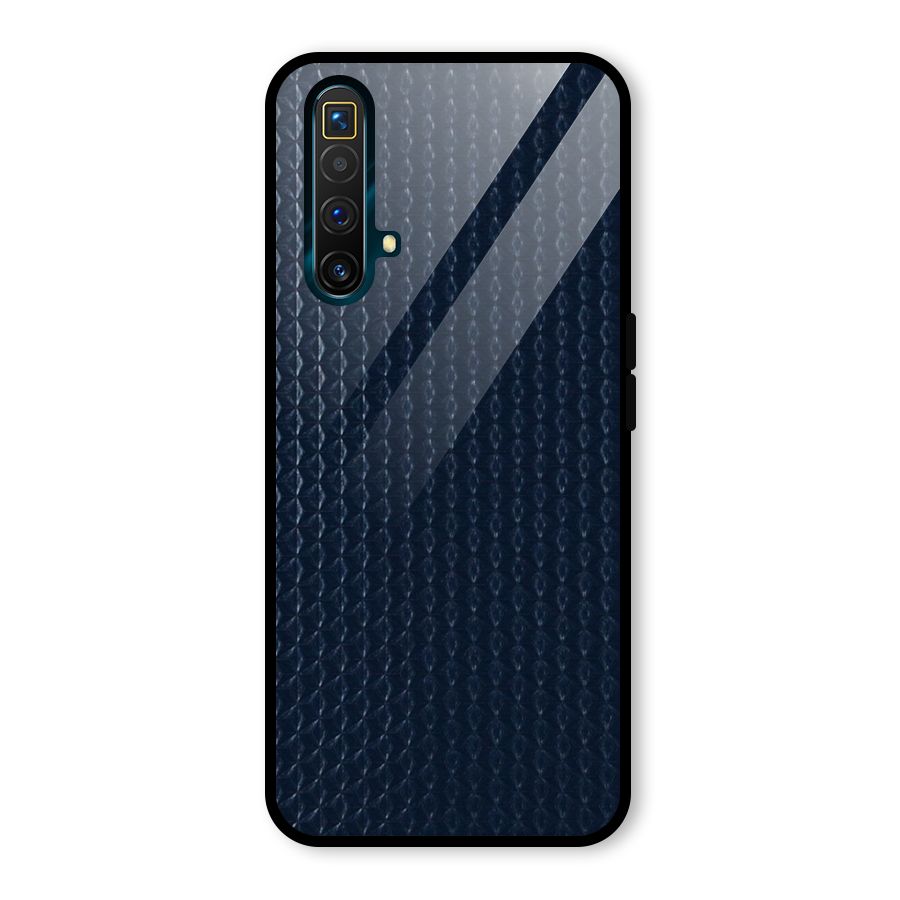 Blue Pattern Glass Back Case for Realme X3