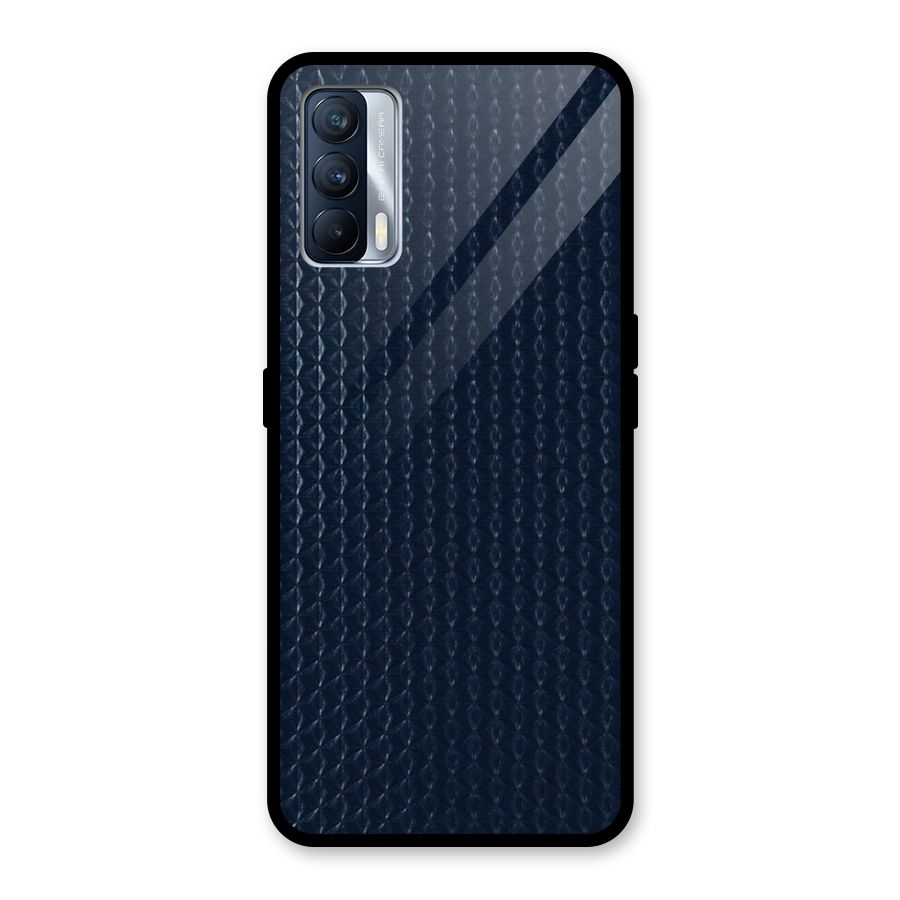 Blue Pattern Glass Back Case for Realme X7